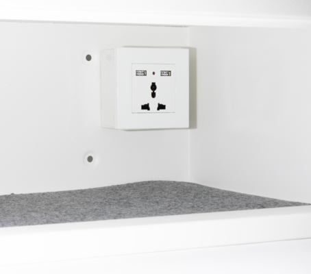 Interior Socket with USB for Integrated Hotel Safe